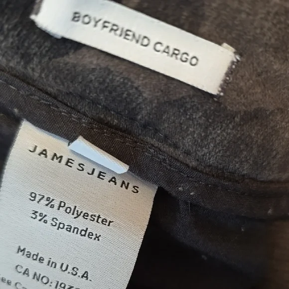 James Jeans Camouflage Boyfriend Cargo Combat Skinny Jogger Ankle Pant - Picture 4 of 12